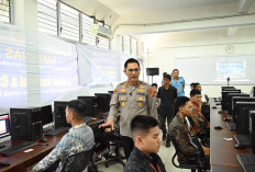 Kapolda Jambi Tinjau Langsung Tes Akademik Taruna dan Taruni Akpol Tahun Anggaran 2026 di Kampus Unama Tehok