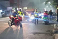 Terjaring Razia knalpot brong, Motor Ditahan 14 Hari
