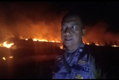 Karhutla Kembali Mengamuk di Seponjen, 10 Hektare Lahan Terbakar di Tengah Gelap