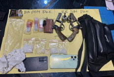 Satresnarkoba Polres Bungo Amankan Dua Pelaku, Sita Sabu 48,62 Gram dan Senpi Rakitan