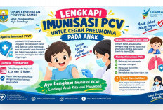 Dinkes Imbau Orang Tua Lengkapi Imunisasi Pcv Untuk Cegah Pneumonia Pada Anak