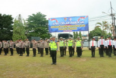 Polres Bungo Laksanakan Apel Gelar Pasukan Operasi Keselamatan 2026 