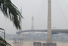 Kualitas Udara Kota Jambi Masuk Kategori Berbahaya, Kabut Asap Selimuti Gentala Arasy