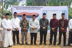 Bupati Muaro Jambi Groundbreaking Rumah Qur’an Aziz Sutan Kasim