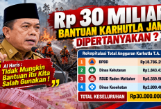 Rp 30 Miliar Bantuan Karhutla Jambi Dipertanyakan? Al Haris : Tidak Mungkin Bantuan itu Kita Salah Gunakan !