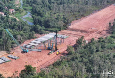 HKI Bangun Tol Betung-Jambi Seksi 1B dengan Progres Mencapai 31%