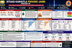 Karhutla Jambi Makin Serius, Hotspot Tembus 4.412 Titik dan 954 Hektare Lahan Terbakar