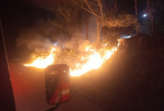 Bakar Sampah Tengah Malam, Lahan di Bukit Baling Muaro Jambi Nyaris Meluas