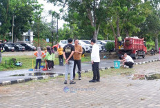Gerak Cepat Usai Arahan Prabowo Subianto, Pemkab Muaro Jambi Turun Tangan Bersih-bersih Kantor Bupati