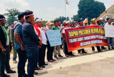 Aksi Tabir Raya, Ratusan Warga Tabir Raya Geruduk Kantor Bupati Merangin