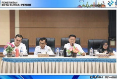 Sekda Alpian Pimpin Rapat Penyampaian Laporan Realisasi Fisik Dan Keuangan Triwulan II Tahun Anggaran 2026