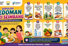 Dinkes Jambi Ajak Masyarakat Terapkan 10 Pedoman Gizi Seimbang