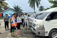 Polres Bungo Laksanakan Ramcek Kendaraan AKAP dalam Operasi Keselamatan 2026