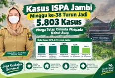 Kasus ISPA Jambi minggu ke-38 Turun Jadi 5.803 Kasus, Warga Tetap Diminta Waspada Kabut Asap