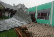 Angin Puting Beliung Terjang Muara Bulian, Rumah Warga Dan Atap Gedung Kampus Rusak