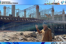 Wawako Azhar Hamzah Pastikan Pembangunan Pasar Sungai Penuh Sesuai Target