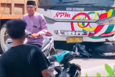 Pemotor di Batang Hari Terseret ke Kolong Bus NPM, Beruntung Hanya Alami Luka Ringan