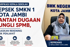 Kepsek SMKN 1 Kota Jambi Bantah Dugaan Pungli SPMB, Tegaskan Rekening Milik Penjahit 