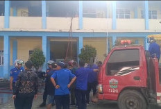 Kebakaran SMPN 2 Sungai Penuh Hanguskan 6 Kelas