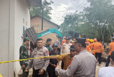 Longsor di Bungo Telan Dua Korban Jiwa, Wakapolres Pimpin Langsung Evakuasi